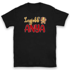 TeeInBlue Legjobb anya karácsonyi póló Póló / fekete / 2XL ajándéktárgy