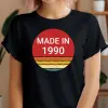 TeeInBlue Made in - Születésnapi póló egyedi évszámmal és választható háttérrel Fekete póló / fekete / 2XL