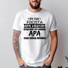 TeeInBlue Menő apa póló egyedi jellemzéssel Fehér póló / fehér / L ajándéktárgy