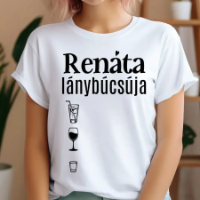 TeeInBlue Pia számolós póló lánybúcsúra Póló / fekete / L ajándéktárgy