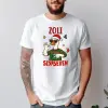 TeeInBlue Six seven 67 mem póló karácsonyi mintával és névvel Fehér póló / fehér / 2XL