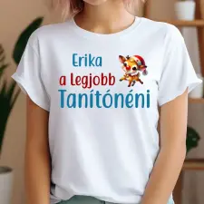 TeeInBlue Szerkeszthető karácsonyi póló Póló / fehér / 2XL ajándéktárgy