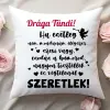 TeeInBlue Valentin napi vicces párna - szexi vagy Párna / FEHÉR HÁTOLDAL / antiallergén