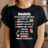 TeeInBlue Vicces póló születésnapra egyedi névvel Fekete póló / fekete / 2XL