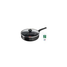 Tefal B5673253 Simply Clean red mély serpenyő 24 cm + borító (TEFAL_B5673253) edény
