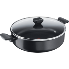 Tefal B5677253 Simply Clean 28cm Pároló serpenyő - Fekete edény