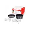  TEFAL Easy Fry XXL olajsütőhöz kalácssütő forma, pizzasütő lemez, nyárs állvány és fém tartó