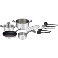 Tefal G713SB74 rozsdamentes  acél edények készlet 11 db sütés és főzés