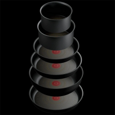 Tefal Tefal L3979542 Ingenio Exo Resist 13 részes fekete serpenyőkészlet edény