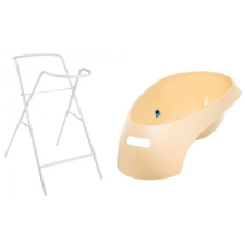 Tega Baby TEGGI 83 cm babakád hőmérővel + kádállvány - beige babaápolási kellék