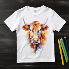 Tehén póló (Gyerek)(Színes) gyerek póló