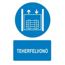  Teherfelvonó információs tábla, állvány