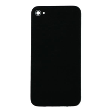  tel-szalk-00124 Apple iPhone 4S fekete akkufedél, hátlap, hátlapi kamera lencsével mobiltelefon, tablet alkatrész