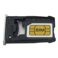  tel-szalk-006519 Motorola Nexus 6 ezüst SIM kártya tálca mobiltelefon, tablet alkatrész