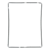  tel-szalk-007042 Apple iPad 2 fekete LCD keret