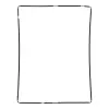  tel-szalk-007079 Apple iPad 3 / 4 fekete LCD keret