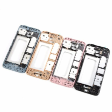 tel-szalk-008618 Samsung Galaxy J3 (2017) J330 kék középső keret mobiltelefon, tablet alkatrész