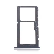  tel-szalk-009036 Xiaomi Pocophone F1 fekete SIM & SD kártya tálca mobiltelefon, tablet alkatrész