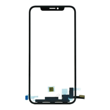 tel-szalk-010472 Apple iPhone XS fekete Érintőpanel -kijelző nélkül -digitizer mobiltelefon, tablet alkatrész