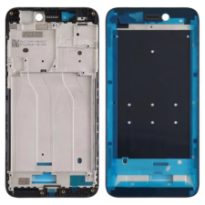  tel-szalk-010510 Xiaomi Redmi Go fekete előlap lcd keret, burkolati elem mobiltelefon, tablet alkatrész