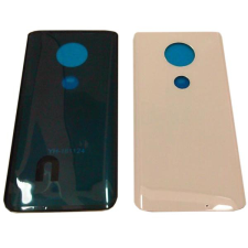 tel-szalk-011165 Motorola Moto G7 fehér akkufedél, hátlap mobiltelefon, tablet alkatrész