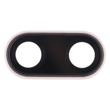  tel-szalk-012170 Huawei P20 rózsaszín színű kamera lencse kerettel mobiltelefon, tablet alkatrész