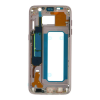  tel-szalk-013609 Samsung Galaxy S7 Edge rózsa arany előlap lcd keret, burkolati elem