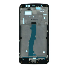  tel-szalk-014911 Motorola Moto E4 szürke előlap lcd keret, burkolati elem mobiltelefon, tablet alkatrész