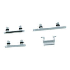  tel-szalk-015304 Apple iPhone 11 fehér színű oldalsó gombok mobiltelefon, tablet alkatrész