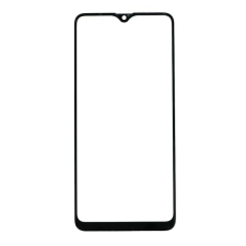 tel-szalk-015505 Samsung Galaxy A20s üveg előlap - kijelző részegység nem-touch fekete szervizalkatrész mobiltelefon, tablet alkatrész