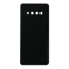  tel-szalk-015833 Samsung Galaxy S10 Plus fekete akkufedél, hátlap, hátlapi kamera lencse (logó nélküli)