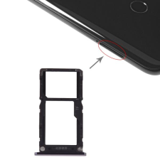  tel-szalk-017317 Xiaomi Mi 8 Lite fekete SIM & SD kártya tálca mobiltelefon, tablet alkatrész