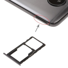 tel-szalk-017335 Motorola Moto G5S fekete SIM & SD kártya tálca mobiltelefon, tablet alkatrész
