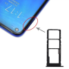  tel-szalk-017414 Huawei Honor Play 3 fekete SIM & SD kártya tálca