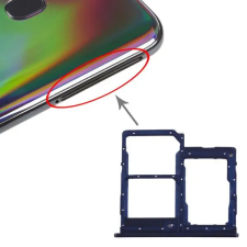  tel-szalk-017489 Samsung Galaxy A40 sötétkék SIM & SD kártya tálca mobiltelefon, tablet alkatrész