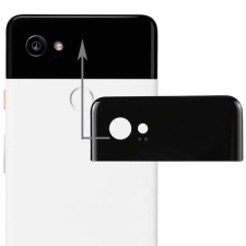 tel-szalk-017611 Google Pixel 2 XL hátsó üveg fedő burkolati elem mobiltelefon, tablet alkatrész