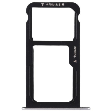  tel-szalk-017943 Huawei P9 Lite ezüst SIM & SD kártya tálca mobiltelefon, tablet alkatrész