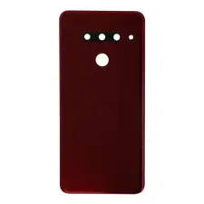  tel-szalk-018242 LG G8 ThinQ piros akkufedél, hátlap, kamera lencse mobiltelefon, tablet alkatrész
