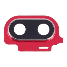  tel-szalk-018557 Oppo R15 hátlapi kamera lencse piros kerettel mobiltelefon, tablet alkatrész