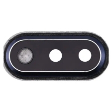  tel-szalk-018613 Nokia X6 hátlapi kamera lencse kék kerettel mobiltelefon, tablet alkatrész
