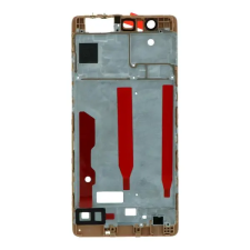  tel-szalk-01963 Huawei P9 arany előlap lcd keret, burkolati elem mobiltelefon, tablet alkatrész