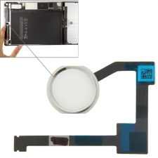  tel-szalk-020113 Apple iPad Air 2 ezüst Home gomb flexibilis kábellel mobiltelefon, tablet alkatrész