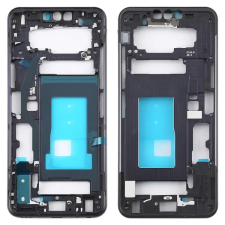  tel-szalk-020645 LG G8 ThinQ fekete előlap lcd keret, burkolati elem mobiltelefon, tablet alkatrész