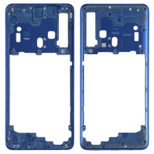 tel-szalk-022461 Samsung Galaxy A9 (2018) kék középső keret mobiltelefon, tablet alkatrész