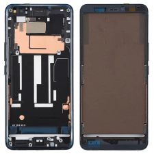  tel-szalk-022496 HTC U11 Plus fekete középső keret mobiltelefon, tablet alkatrész