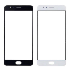  tel-szalk-02422 Üveg előlap - kijelző részegység nem-touch OnePlus 3 fehér utángyártott mobiltelefon, tablet alkatrész