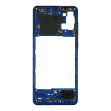 tel-szalk-150718 Samsung Galaxy A31 kék középső keret mobiltelefon, tablet alkatrész