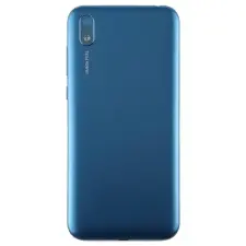  tel-szalk-151988 Akkufedél hátlap - burkolati elem Huawei Y5 (2019), kék mobiltelefon, tablet alkatrész
