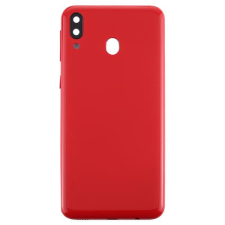  tel-szalk-152091 Akkufedél hátlap - burkolati elem Samsung Galaxy M20, piros mobiltelefon, tablet alkatrész