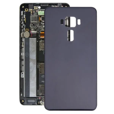  tel-szalk-152428 Akkufedél hátlap - burkolati elem Asus Zenfone 3 ZE520KL, fekete mobiltelefon, tablet alkatrész